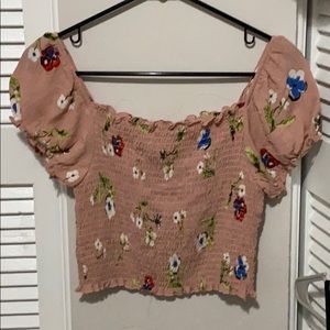 Floral Crop Top